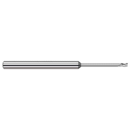 Harvey Tool Miniature End Mill - 4 Flute - Square, 0.5000" (1/2), Finish - Machining: Uncoated 960532